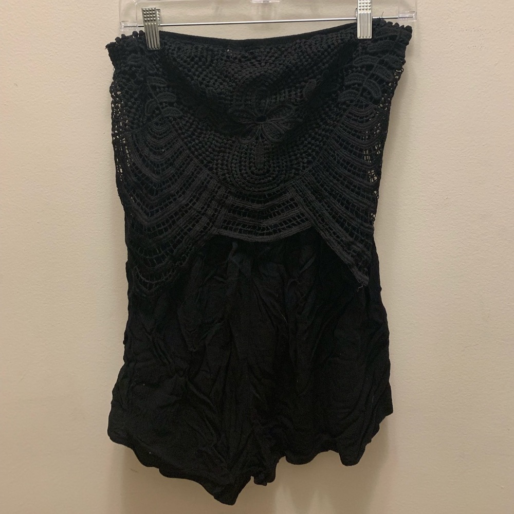 Xhilaration Black Romper